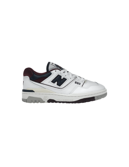 NEW BALANCE 550 WHITE BURGUNDY NAVY