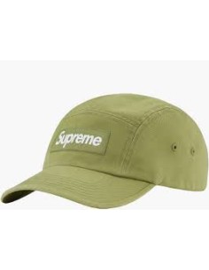 Supreme Cap Washed Chino Twill Camp