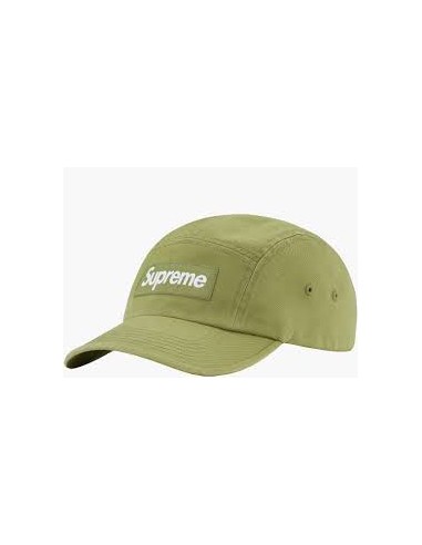 Supreme Cap Washed Chino Twill Camp